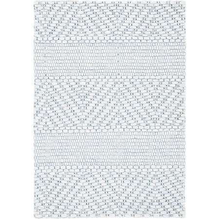 Safavieh 3 x 5 ft. Marbella Contemporary Rectangle Power Loomed Rug, Blue MRB554M-3